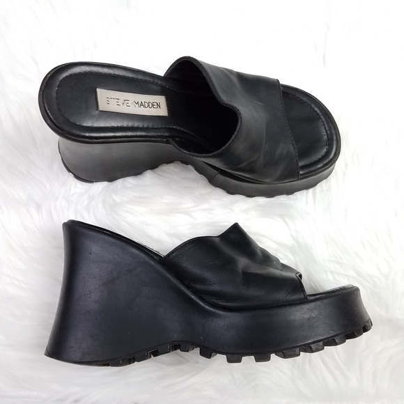 Steve Madden Shoes Vintage Steve Madden Ginnie Platform Wedge Poshmark